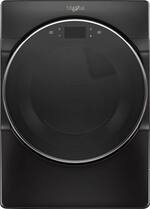 Whirlpool - 7.4 Cu. Ft. 37-Cycle Electric Dryer with Steam - Black Shadow - Front_Standard