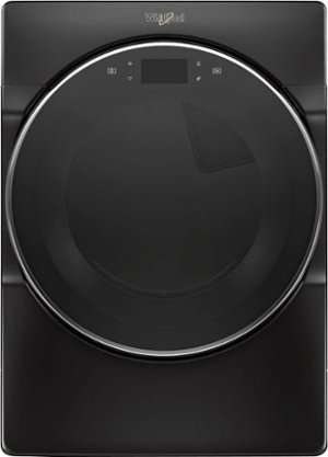 Whirlpool - 7.4 Cu. Ft. Stackable Smart Electric Dryer with Steam and Wrinkle Shield Plus Option - Black Shadow