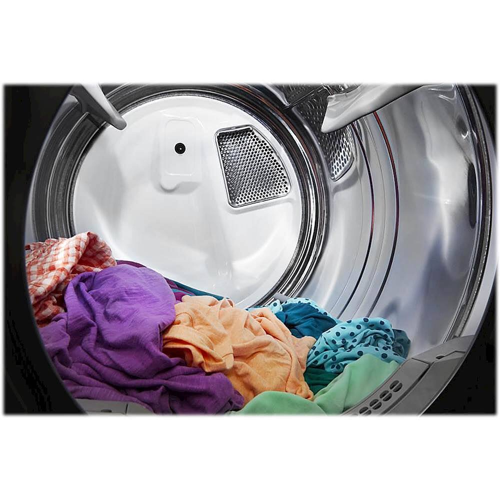 Alt View 12. Whirlpool - 7.4 Cu. Ft. 36-Cycle Electric Dryer with Steam - White.