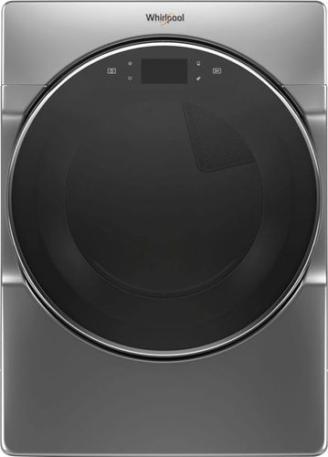Whirlpool - 7.4 Cu. Ft. 36-Cycle Electric Dryer with Steam - Chrome Shadow