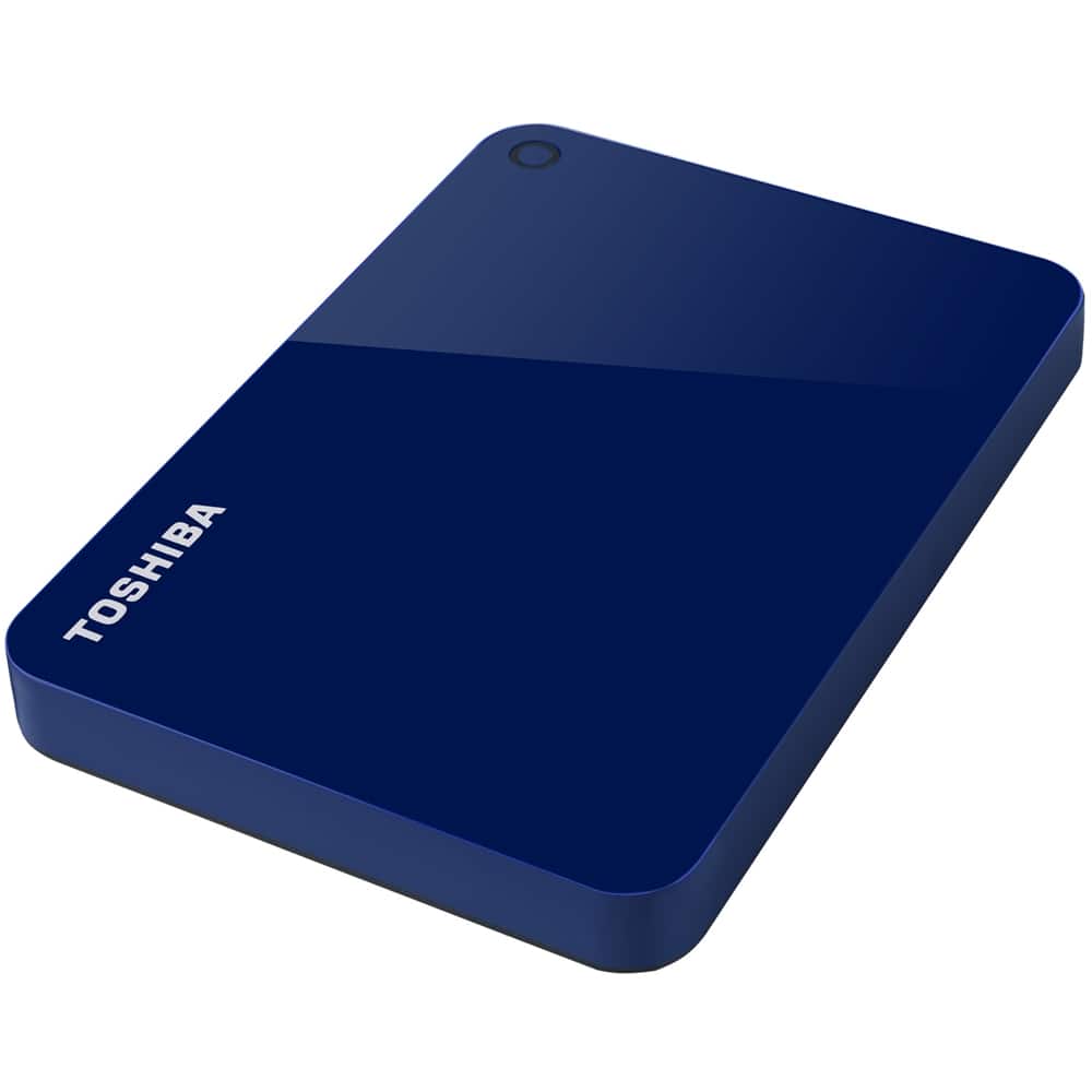 Alt View 13. Toshiba - Canvio 1TB External USB 3.0 Portable Hard Drive - Blue.