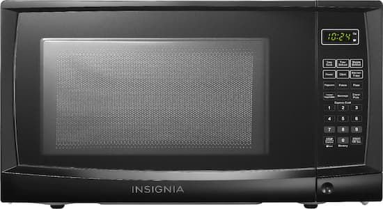 Insignia 0.7 Cu. Ft. Compact Microwave Black NS MW07BK0 Best Buy