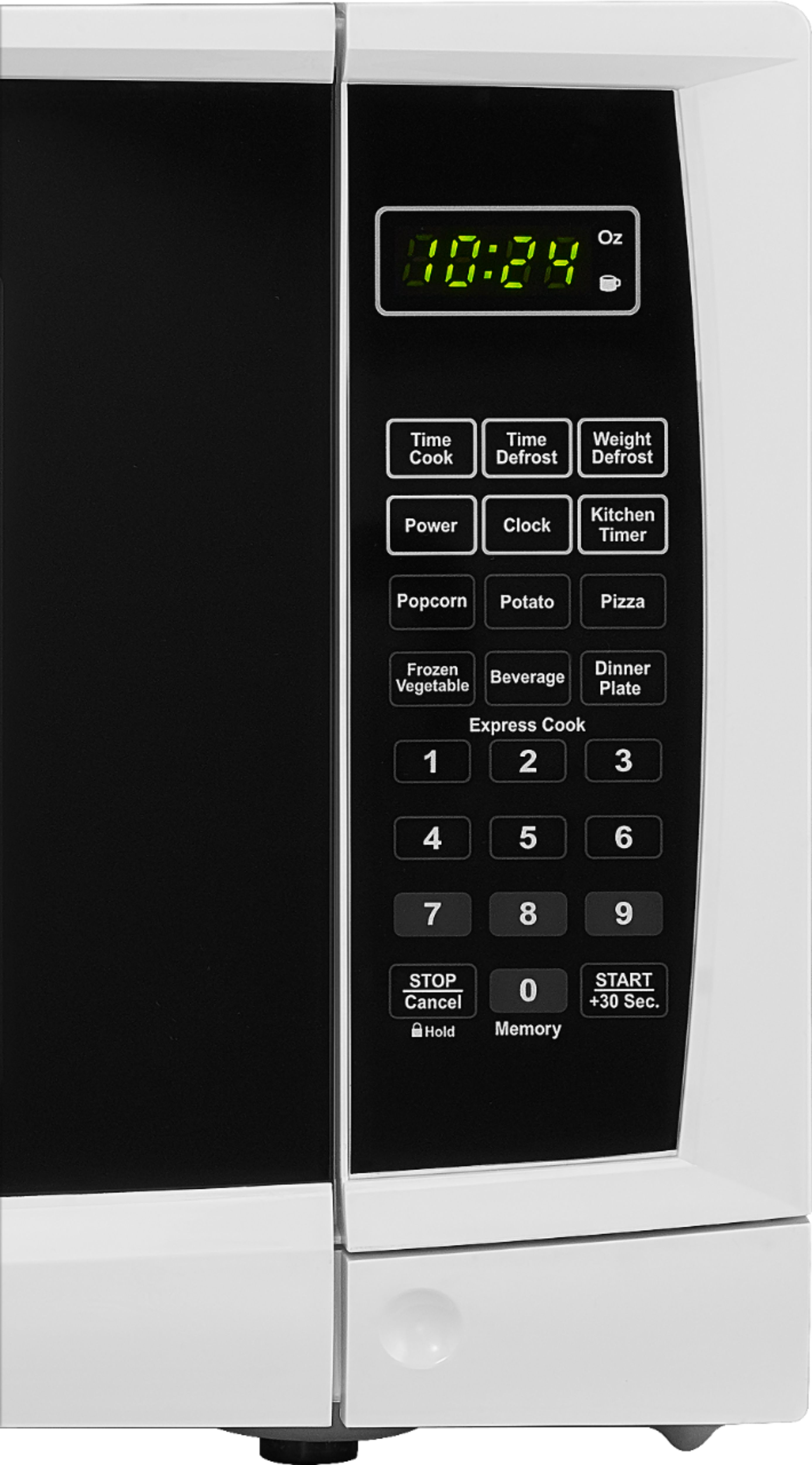 Insignia - 0.9 Cu. Ft. Compact Microwave - Stainless steel
