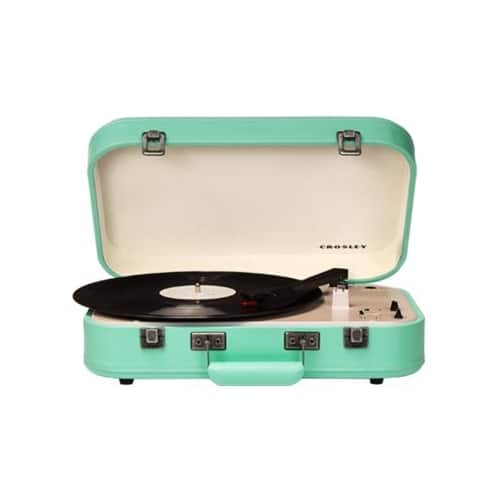 Best Buy: Crosley COUPE Bluetooth Stereo Turntable Vintage Teal CR6026A-TL