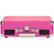 Alt View Zoom 11. Crosley - Cruiser Deluxe Bluetooth Portable Turntable - Pink.