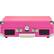 Alt View 11. Crosley - Cruiser Deluxe Bluetooth Portable Turntable - Pink.