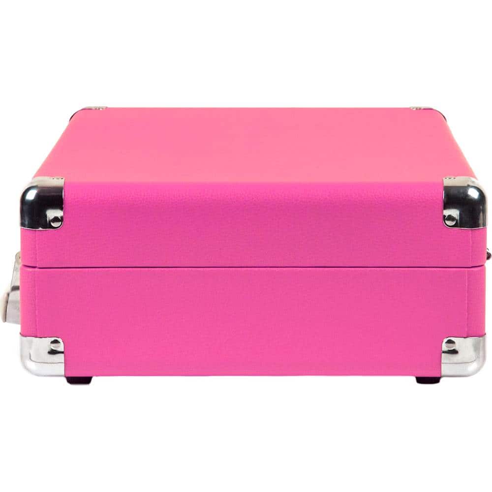 Alt View 12. Crosley - Cruiser Deluxe Bluetooth Portable Turntable - Pink.