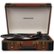 Front. Crosley - Executive Hi-Res Bluetooth Portable Turntable - Brown.