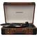 Front. Crosley - Executive Hi-Res Bluetooth Portable Turntable - Brown.