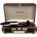 Front. Crosley - Cruiser Deluxe Bluetooth Portable Turntable - Tweed.