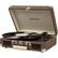 Left. Crosley - Cruiser Deluxe Bluetooth Portable Turntable - Tweed.