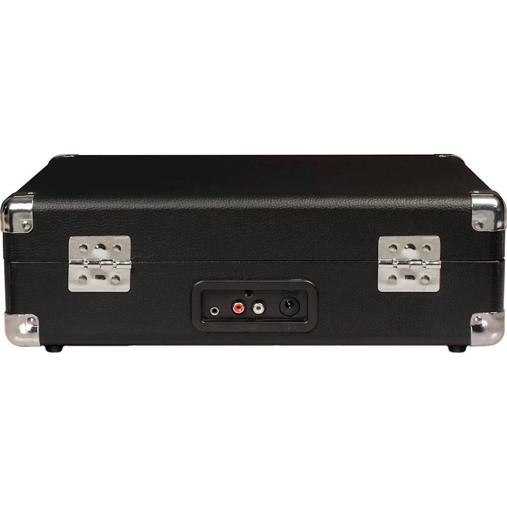 Back. Crosley - Cruiser Deluxe Bluetooth Portable Turntable - Black.