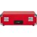 Back. Crosley - Cruiser Deluxe Bluetooth Portable Turntable - Red.