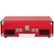 Alt View 12. Crosley - Cruiser Deluxe Bluetooth Portable Turntable - Red.
