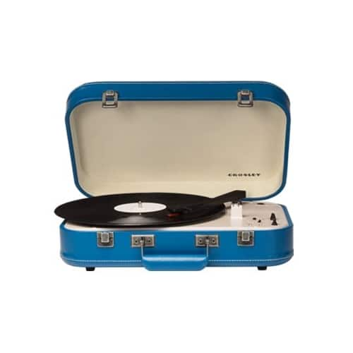 Best Buy: Crosley COUPE Bluetooth Stereo Turntable Blue CR6026A-BL