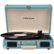 Front Zoom. Crosley - Cruiser Deluxe Bluetooth Portable Turntable - Turquoise.