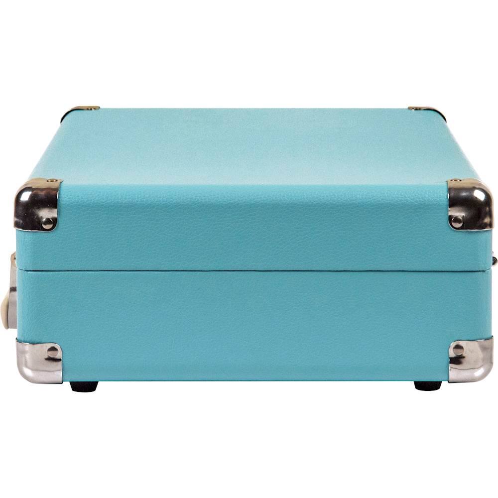 Alt View 13. Crosley - Cruiser Deluxe Bluetooth Portable Turntable - Turquoise.