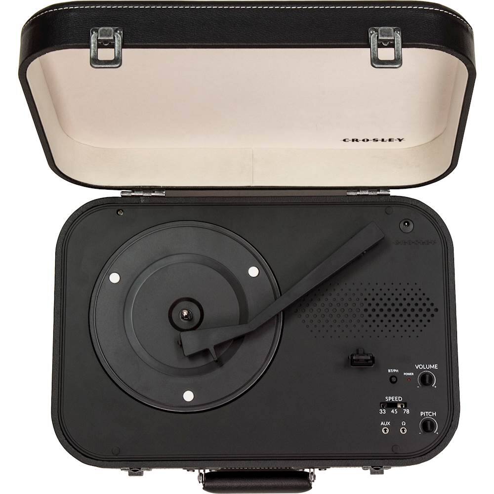 Best Buy Crosley Coupe HiRes Bluetooth Turntable Black CR6026ABK