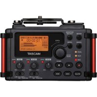 TASCAM - 4-Track Audio Recorder for Select DSLR Cameras - Black - Front_Zoom