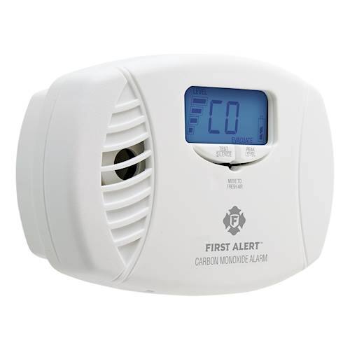 Angle. First Alert - CO615 Carbon Monoxide Plug-In Alarm with Battery Backup CO615 - White.