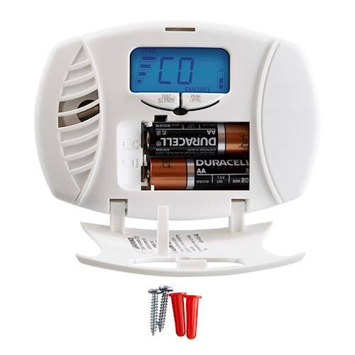 Alt View 13. First Alert - CO615 Carbon Monoxide Plug-In Alarm with Battery Backup CO615 - White.