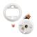 Alt View 13. First Alert - Smoke Alarm with Escape Light - White.