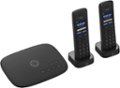 Alt View 13. Ooma - Telo Air 2 Internet Home Phone Service with 2 Cordless Handsets - Black.