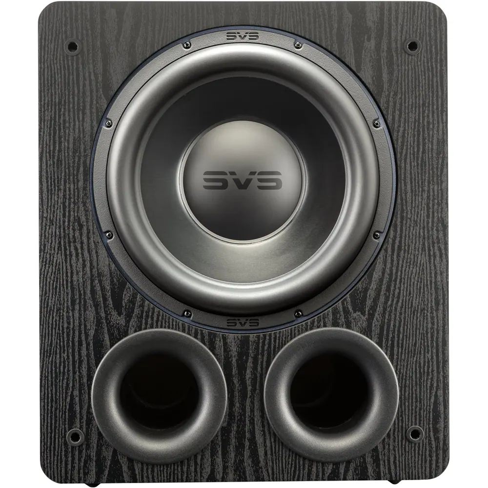Front. SVS - 13" 800W Powered Subwoofer - Black Ash.