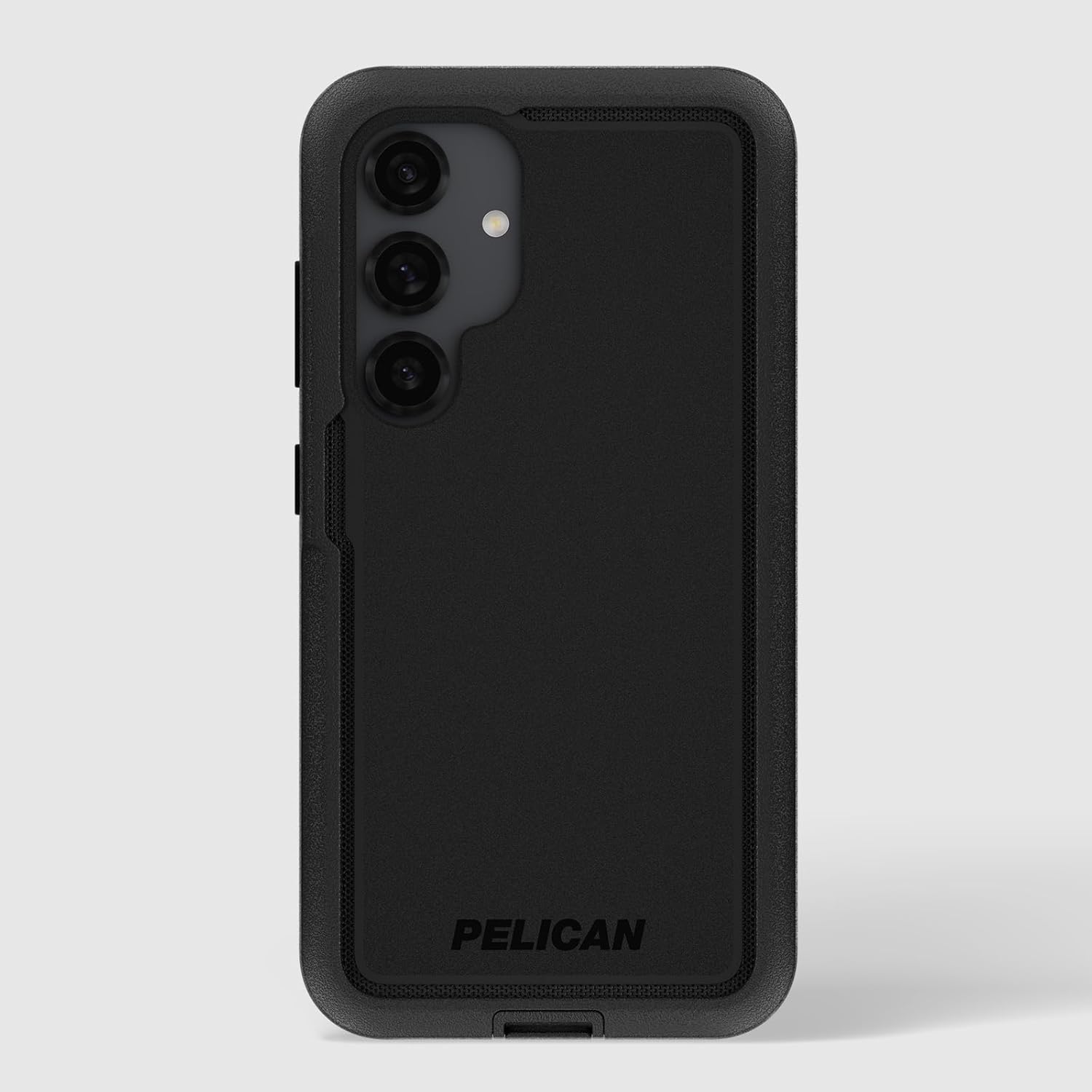 Alt View 3. Pelican - Pelican Voyager w/ Holster Samsung Galaxy S25 Plus - Black (Magsafe) - Voyager Black.