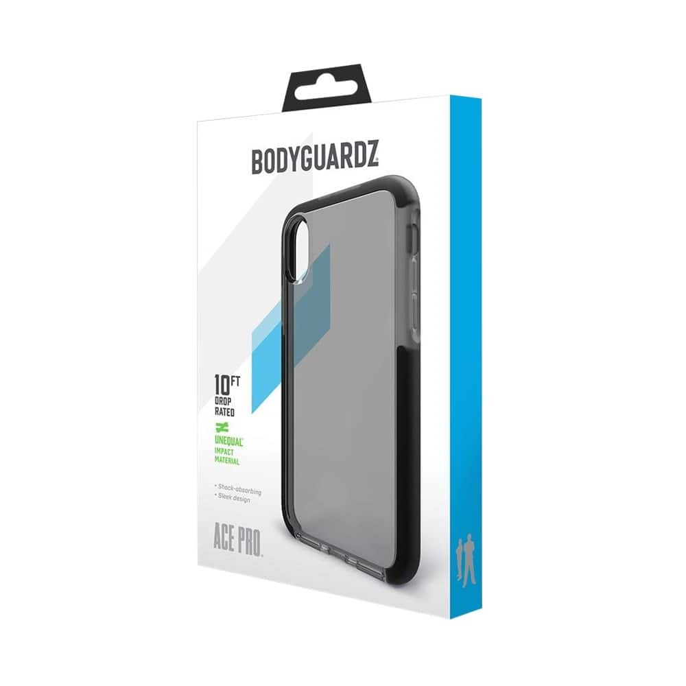 ace pro with unequal technology case for apple iphone xs max - black/smoke ace pro with unequal technology case for apple iphone xs max - black/smoke
