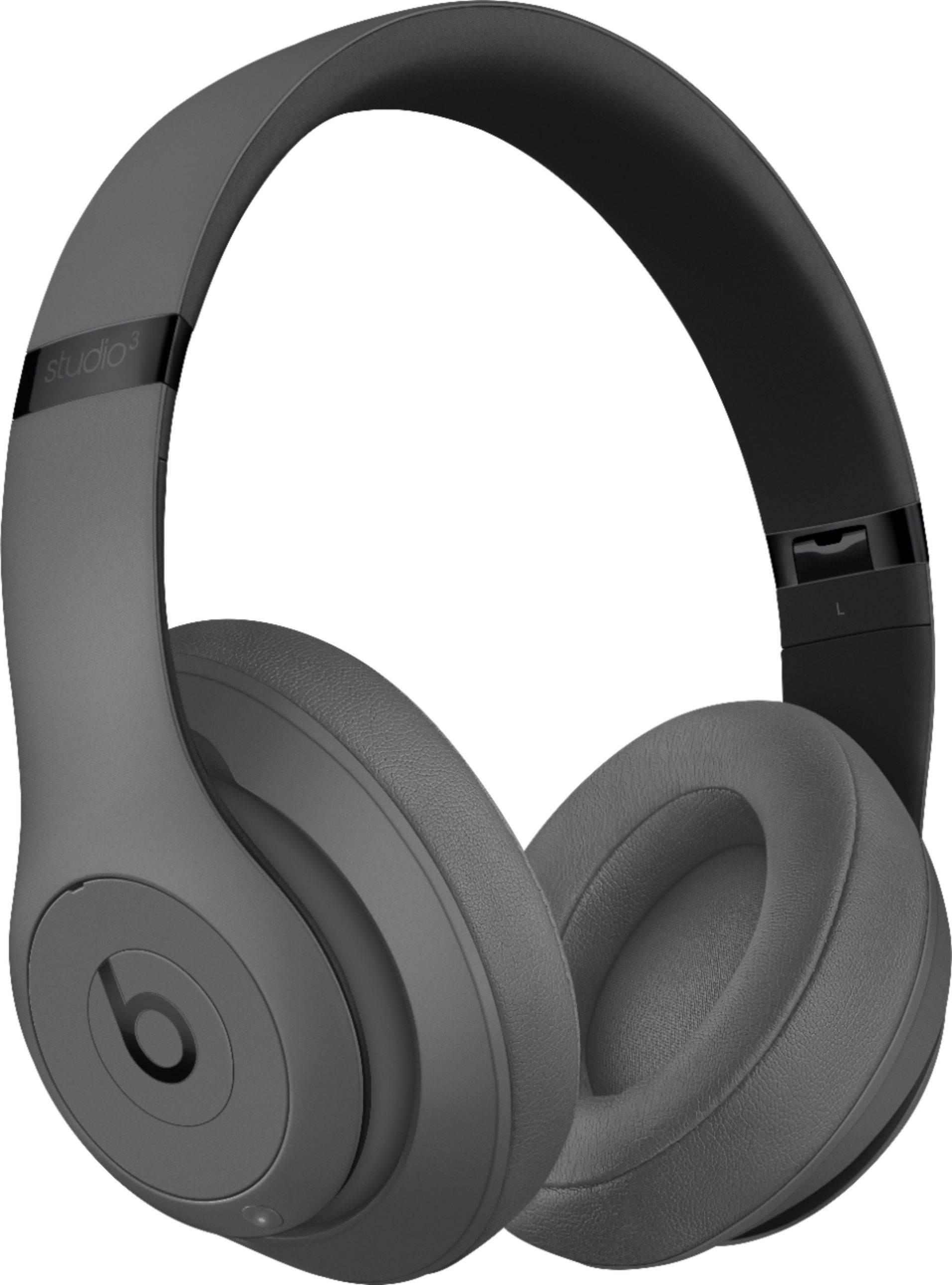 Beats by Dr. Dre Beats Studio³ Wireless Noise Cancelling Headphones Gray  MTQY2LL/A - Best Buy