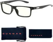 Front. GUNNAR - Blue Light Reading Glasses - Vertex +2.0 - Onyx.
