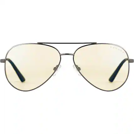 Front. Gunnar - Maverick Computer Eyewear - Gunmetal.