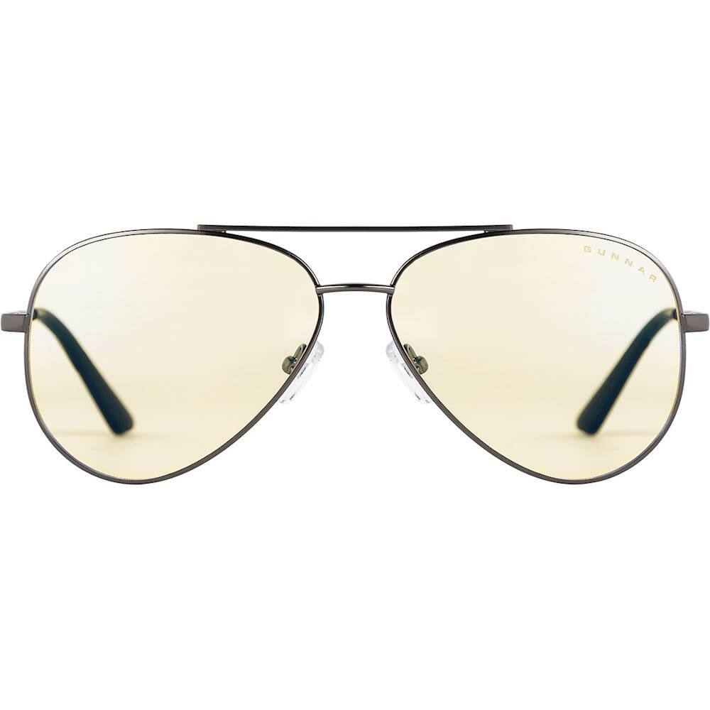 Front. Gunnar - Maverick Computer Eyewear - Gunmetal.