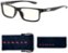 Gunnar - Vertex Reading Glasses with Blue Light Reduction, Clear Lenses and +1.5 Magnification - Onyx
