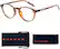 Front. GUNNAR - GUNNAR Gaming & Computer Glasses - Attaché, Tortoise, Clear Tint - Tortoise - Clear.