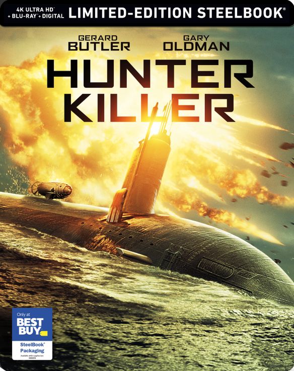  Hunter Killer [SteelBook] [4K Ultra HD Blu-ray/Blu-ray] [Only @ Best Buy] [2018]