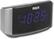 Angle Standard. RCA - AM/FM Dual-Alarm Clock - Gray.