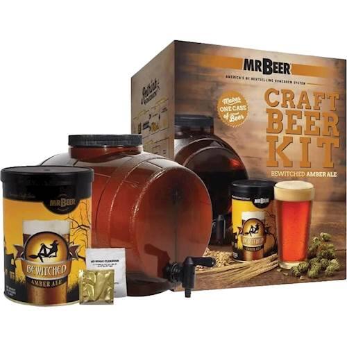 Best Buy Mr. Beer Bewitched Amber Ale Starter Kit Brown 402094300