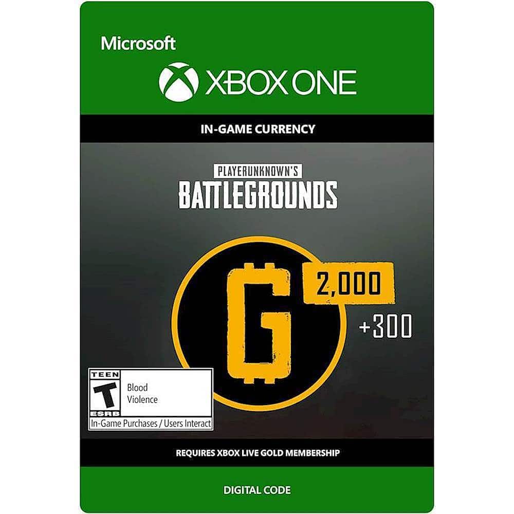Front. Microsoft - PLAYERUNKNOWN'S BATTLEGROUNDS 2300 G-Coin Digital Token - Multi.