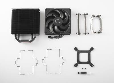 Cooler Master Hyper 212 Black CPU Air Cooler – SickleFlow 120 Edge Fan, Aluminum Heatsink