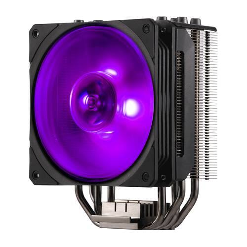 Alt View 11. Cooler Master - Hyper 212 RGB Black Edition 120mm CPU Cooling Fan with RGB Lighting - Black.