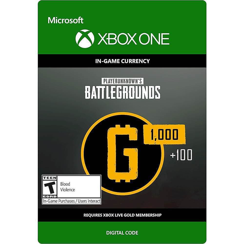 Front. Microsoft - PLAYERUNKNOWN'S BATTLEGROUNDS 1100 G-Coin - Multi.