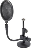 Samson - Desktop Microphone Stand and Microphone Pop Filter bundle - Front_Zoom