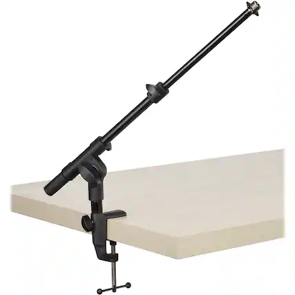 Front. Samson - Boom Arm - Black.