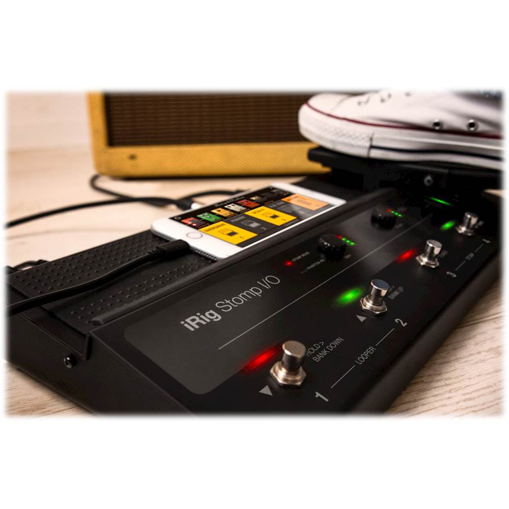 IK Multimedia iRig Stomp I/O USB Pedalboard Controller/Audio 