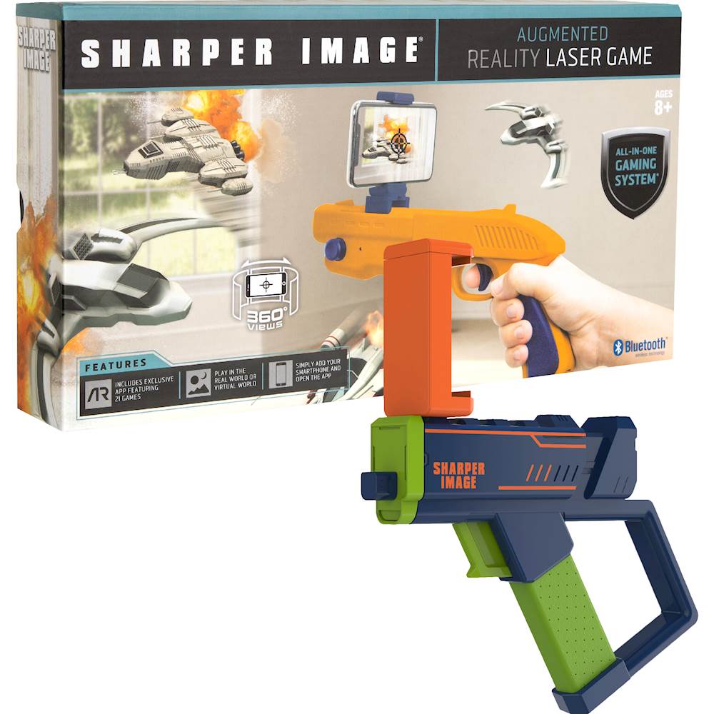 Sharper Image Augmented Reality Laser Game for IOS or Android Bluetooth *NEW* 