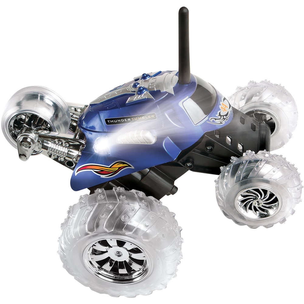 Best Buy: Black Series Toy RC Monster Spinning Car Turbo Tumbler Blue  2903069