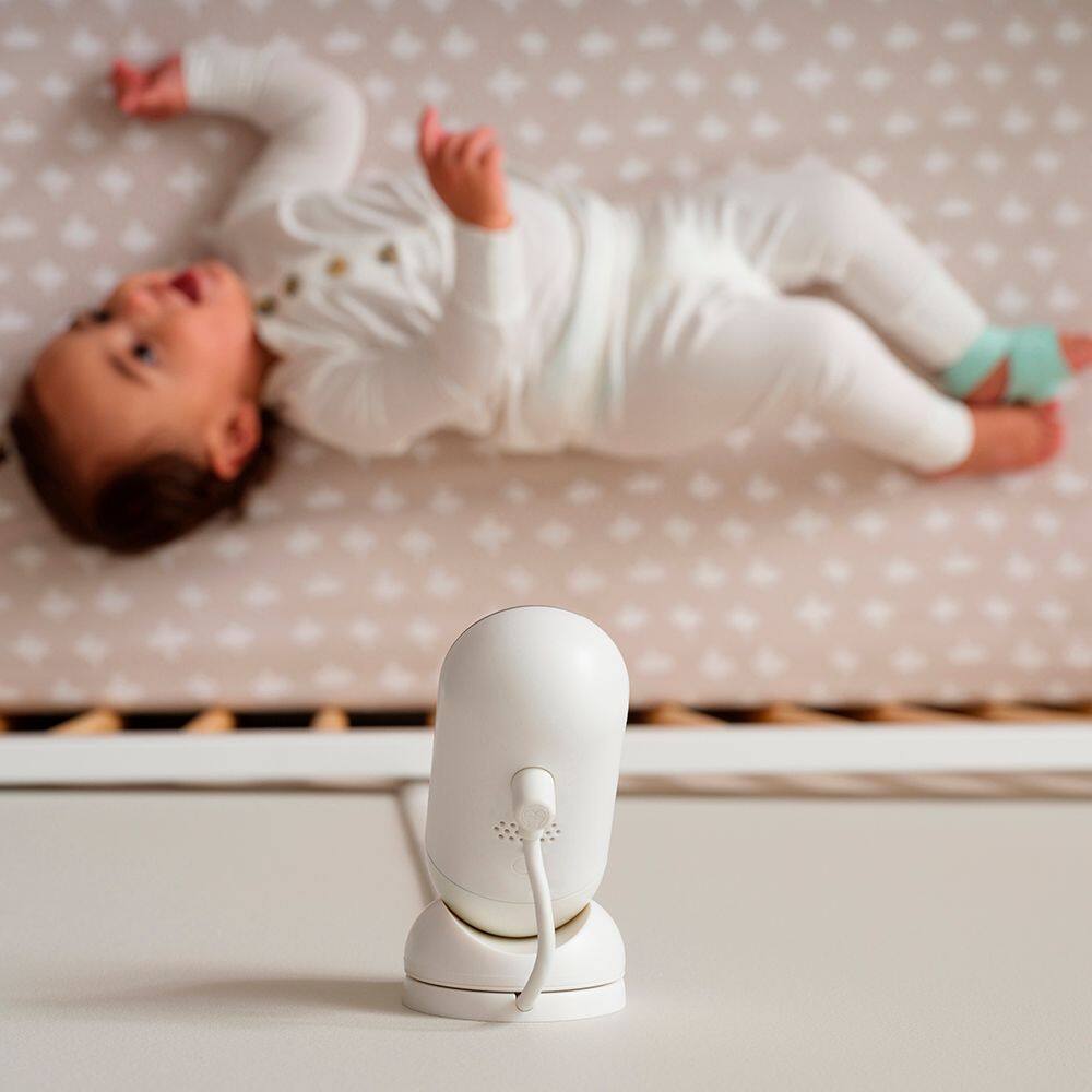 Alt View 15. Owlet - Cam Smart Baby Monitor - WHite.