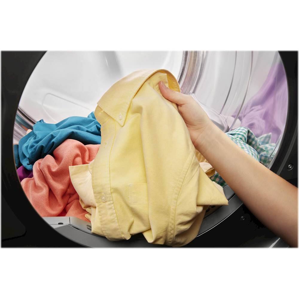 Alt View 15. Whirlpool - 7.4 Cu. Ft. Stackable  Electric Dryer with  Wrinkle Shield Option - White.